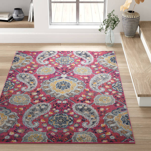 Mistana™ Christa Damask Cream/Light Gray Rug & Reviews Wayfair